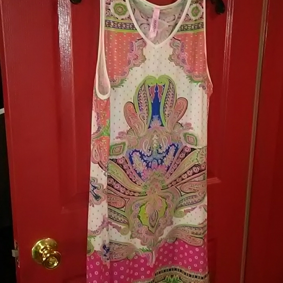 Magic Mimi multiple color dress size large - Picture 1 of 4